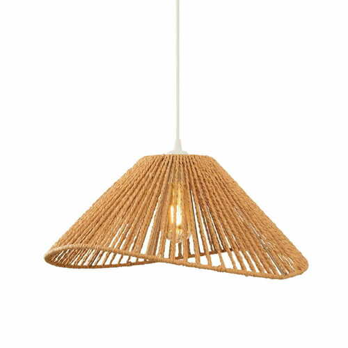 Kontrollera Pendant Light Max Light Amalfi P0577 White Woven Paper 45 cm