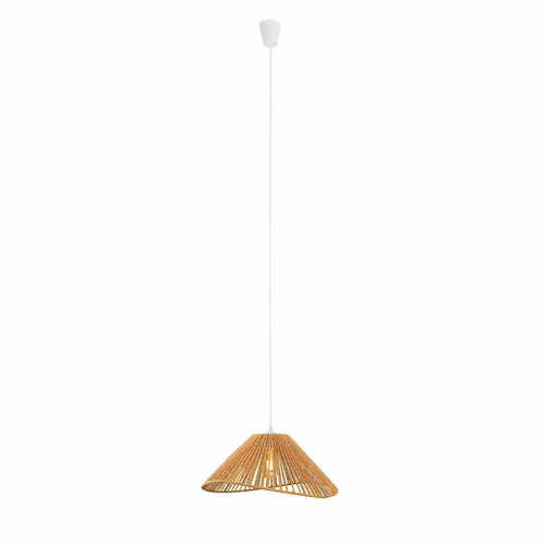 Kontrollera Pendant Light Max Light Amalfi P0577 White Woven Paper 45 cm