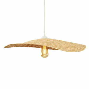 Pendant Light Max Light NAP P0581 White 60 cm Wheat Straw small 1