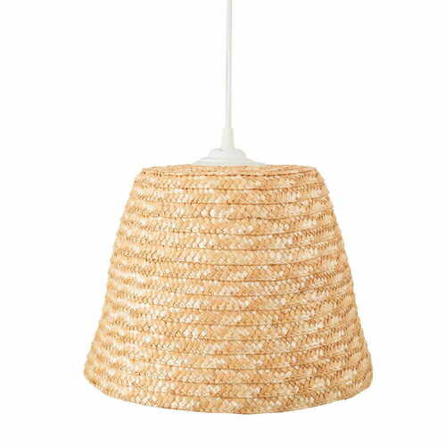 Kontrollera Pendant Light Max Light POT P0582 White 30 cm Wheat Straw