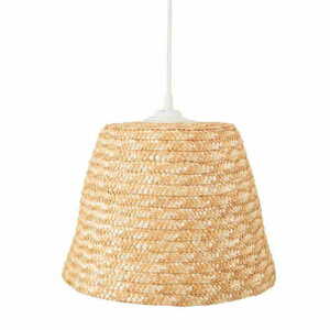 Pendant Light Max Light POT P0582 White 30 cm Wheat Straw small 1