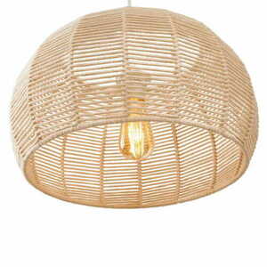 Pendant Light Max Light Praslin P0583 White Cotton 39 cm small 2