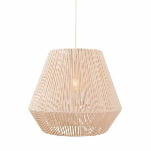 Kontrollera Pendant Light Max Light Praslin P0584 White Cotton 44 cm