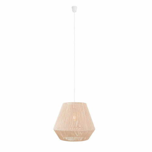 Kontrollera Pendant Light Max Light Praslin P0584 White Cotton 44 cm