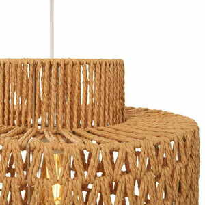 Pendant Light Max Light Raffle P0587 White Woven Paper 40 cm small 2