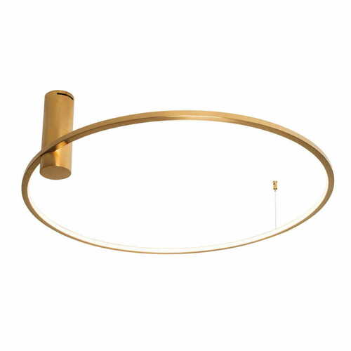 Kontrollera Plafond Max Light Queen C0240 80 cm borstat guld LED 20W