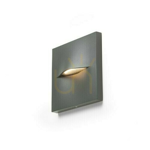 Kontrollera BOBO SQ vägglampa för utomhusbruk, antracit, LED 3 W, 3000 K, IP65