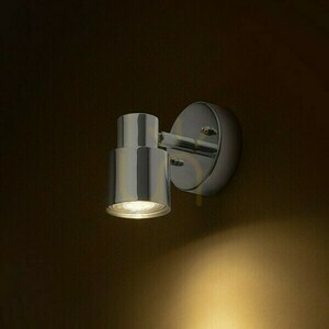 Vägglampa Valto I vägglampa krom 230 V Gu10 Led 5 W Ip44 small 3