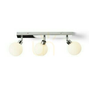 Vägglampa Bolly Iii Utanpåliggande Opalglas/Krom 230 V Led G9 3x3 W Ip44 small 3