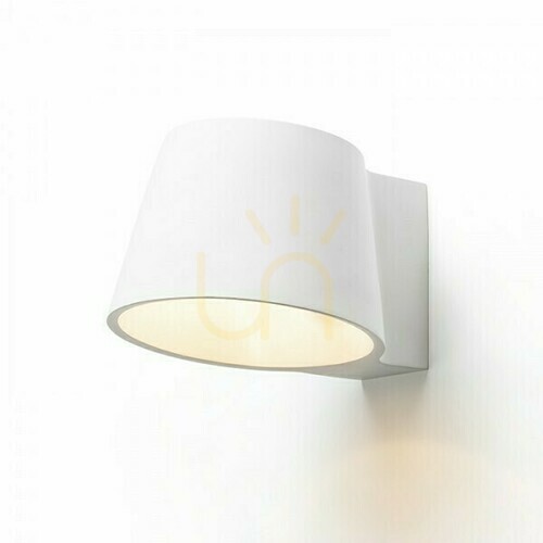 Kontrollera Vägglampa Benita vägglampa i gips 230 V Led E14 7 W.