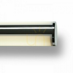 Vägglampa Monet 84 vägg akryl Milk/Chrome 230 V Led 29 W Ip44 3000 K small 3