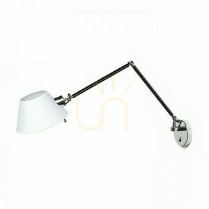 Vägglampa Montana vägglampa Vit/Svart Krom 230 V Led E27 11 W. small 1