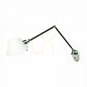 Vägglampa Montana vägglampa Vit/Svart Krom 230 V Led E27 11 W. small 3