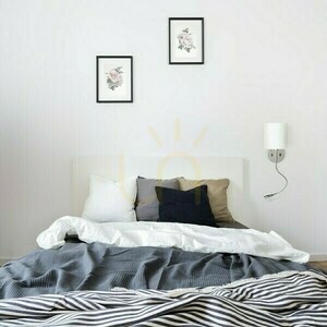 Vägglampa Versina med lampskärm Vit Krom 230 V Led E27 15+3 W 25° 3000 K small 2