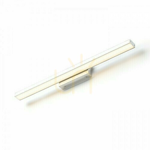 Kontrollera Vägglampa Panon Kort vägglampa krom 230 V Led 18 W Ip44 3000 K