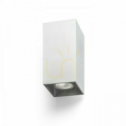 Kontrollera Vägglampa Agate Ii Borstad Aluminium 230 V Gu10 2x35 W.