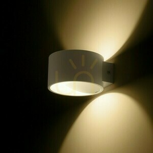 Vägglampa Biaritz vägglampa Vit 230 V Led 5 W 3000 K small 2