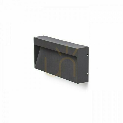 Kontrollera Vägglampa Aqila Rc vägglampa Antracit 230 V Led 6 W Ip54 3000 K