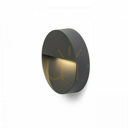 Kontrollera Vägglampa Aqila R vägglampa Antracit 230 V Led 6 W Ip54 3000 K
