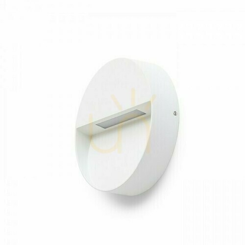 Kontrollera Vägglampa Aqila R vägglampa Vit 230 V Led 6 W Ip54 3000 K
