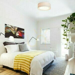 Plafond Otis 50 Tak Vit/Vit 230 V Led E27 3x15 W. small 3