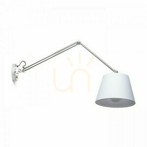 Vägglampa Ashley vägglampa Vit Krom 230 V Led E27 15 W. small 1
