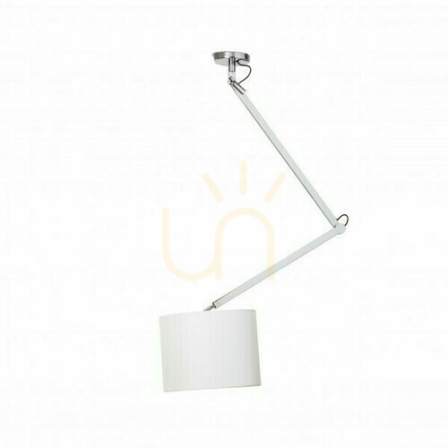 Kontrollera Vägglampa Madison C Ceiling Vit Krom 230 V Led E27 15 W.