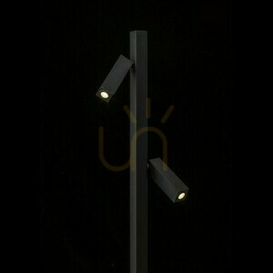 Fado Golvstativlampa Svart 230 V Led 2x3 W 45° 3000 K small 2