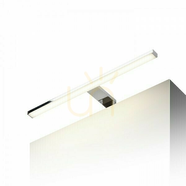 Visa Vägglampa Balea 500 För Skåp Krom 230 V Led 7 W 120° Ip44 3000 K Vägglampa Balea 500 För Skåp Krom 230 V Led 7 W 120° Ip44 3000 K