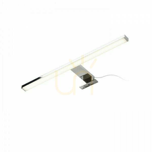 Kontrollera Vägglampa Balea 500 För Skåp Krom 230 V Led 7 W 120° Ip44 3000 K Vägglampa Balea 500 För Skåp Krom 230 V Led 7 W 120° Ip44 3000 K