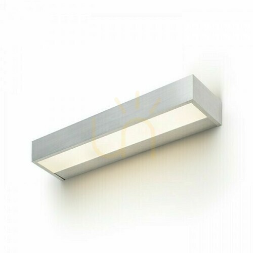 Kontrollera Vägglampa Prio Led 62 vägglampa Borstad Aluminium 230 V 33 W 3000 K