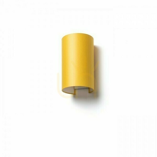 Kontrollera Rendl RON W 15/25 vägglampa R11509, aprikosfärgad chintz / vit PVC, E27