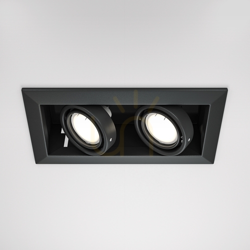 Kontrollera METAL MODERN infälld armatur DL008-2-02-B Maytoni