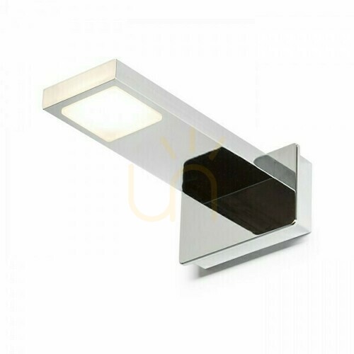 Kontrollera Vägglampa Paragna krom 230 V Led 5,7 W Ip44 3000 K