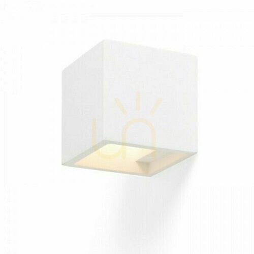 Kontrollera Vägglampa Jack Sq gipsvägglampa 230 V Led G9 5 W.