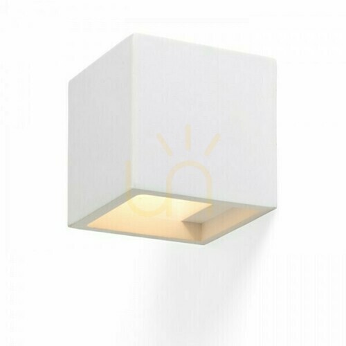 Kontrollera Vägglampa Jack Sq gipsvägglampa 230 V Led G9 5 W.