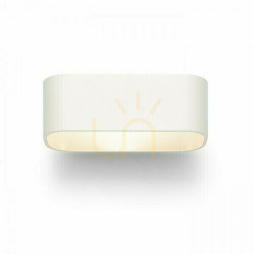Kontrollera Rendl REEM vit LED-vägglampa 4,5 W 3000 K