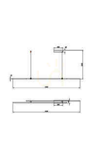 HALO pendellampa MOD005PL-L48BSK Maytoni small 5