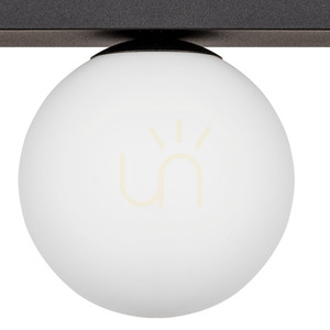 Zuma Line SPHERE 1206 svartvit taklampa, 1×G9 LED small 2