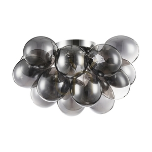 Maytoni Balbo MOD112-04-N taklampa, nickel, 4 rökglaskupor, 4×G9 max 28 W, Ø38 cm small 0