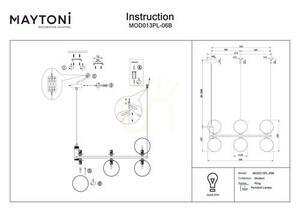 RING taklampa MOD013PL-06B Maytoni small 7