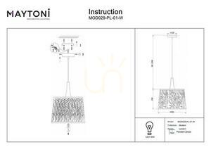 LANTERN taklampa MOD029-PL-01-W Maytoni small 5