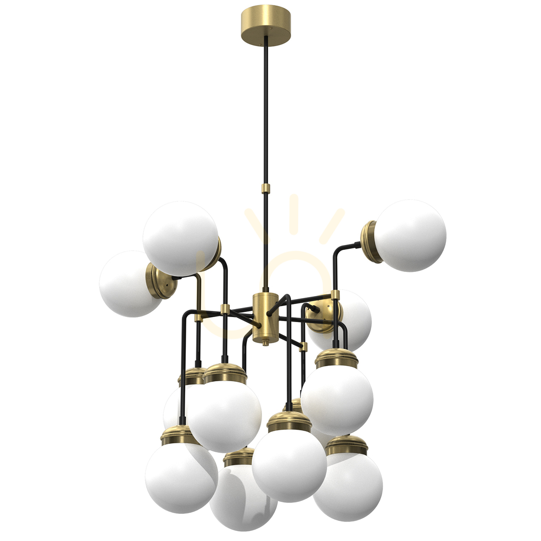 Taklampa Hydro 12 Opalglas Dia 160 Mm