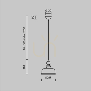 TONE taklampa P001PL-01BZ Maytoni small 4