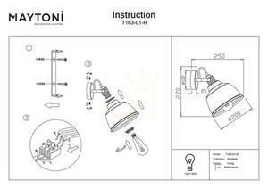 IRVING vägglampa T163-01-R Maytoni small 3