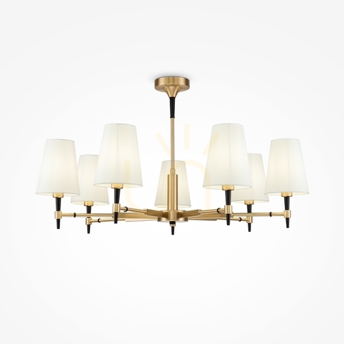 Kontrollera Maytoni Zaragoza taklampa mässing 7xE14 H001CL-07BS