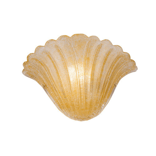 Kontrollera Vägglampa Antigo Bacelo polerad mässing glas E27 25 cm 8160