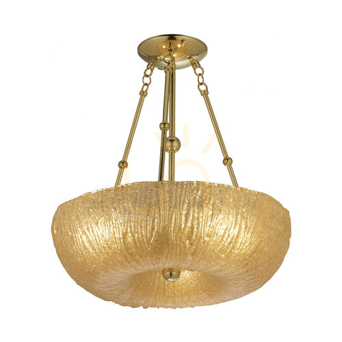 Kontrollera Pendellampa Antigo Button 65 mässing/guld 6 ljus 8174