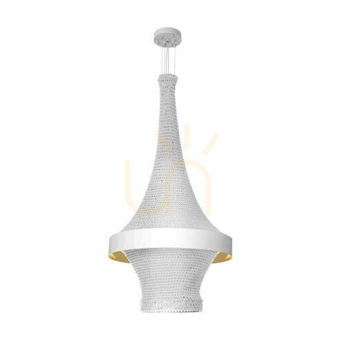 Kontrollera Pendellampa Antigo Dota A vit 60 cm LED 2 ljuspunkter 5034