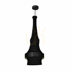 Pendellampa Antigo Dota I svart 40 cm 5036 small 0